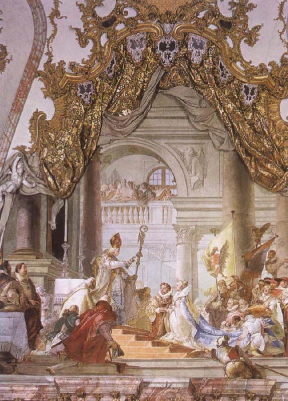 Giovanni Battista Tiepolo The Marriage of the emperor Frederick Barbarosa and Beatrice of Burgundy